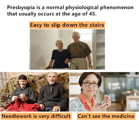 Anti-blue Progressive Far And Near Dual-Use Reading Glass