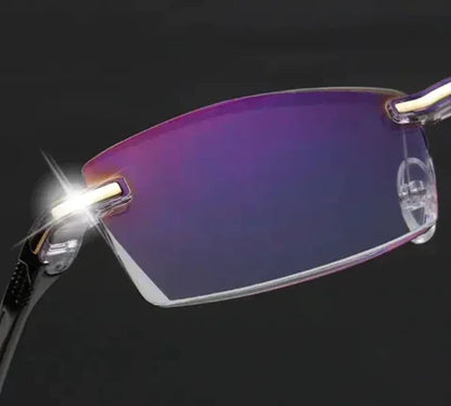 Anti-blue Progressive Far And Near Dual-Use Reading Glass