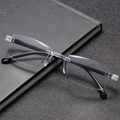 Anti-blue Progressive Far And Near Dual-Use Reading Glass