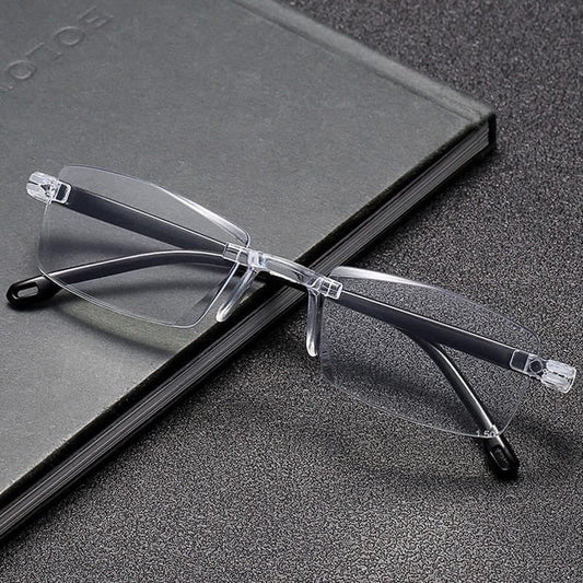 Anti-blue Progressive Far And Near Dual-Use Reading Glass