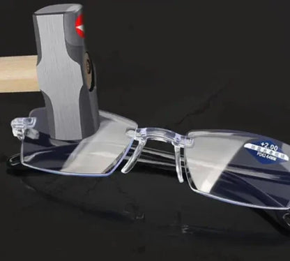 Anti-blue Progressive Far And Near Dual-Use Reading Glass