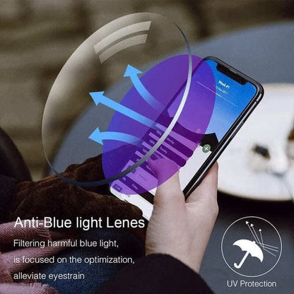Anti-blue Progressive Far And Near Dual-Use Reading Glass