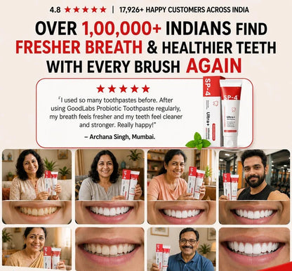 Sp-4 probiotic whitening toothpaste